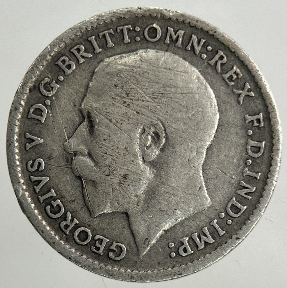 1911 George V Threepence Silver Coin | Collectable Grade