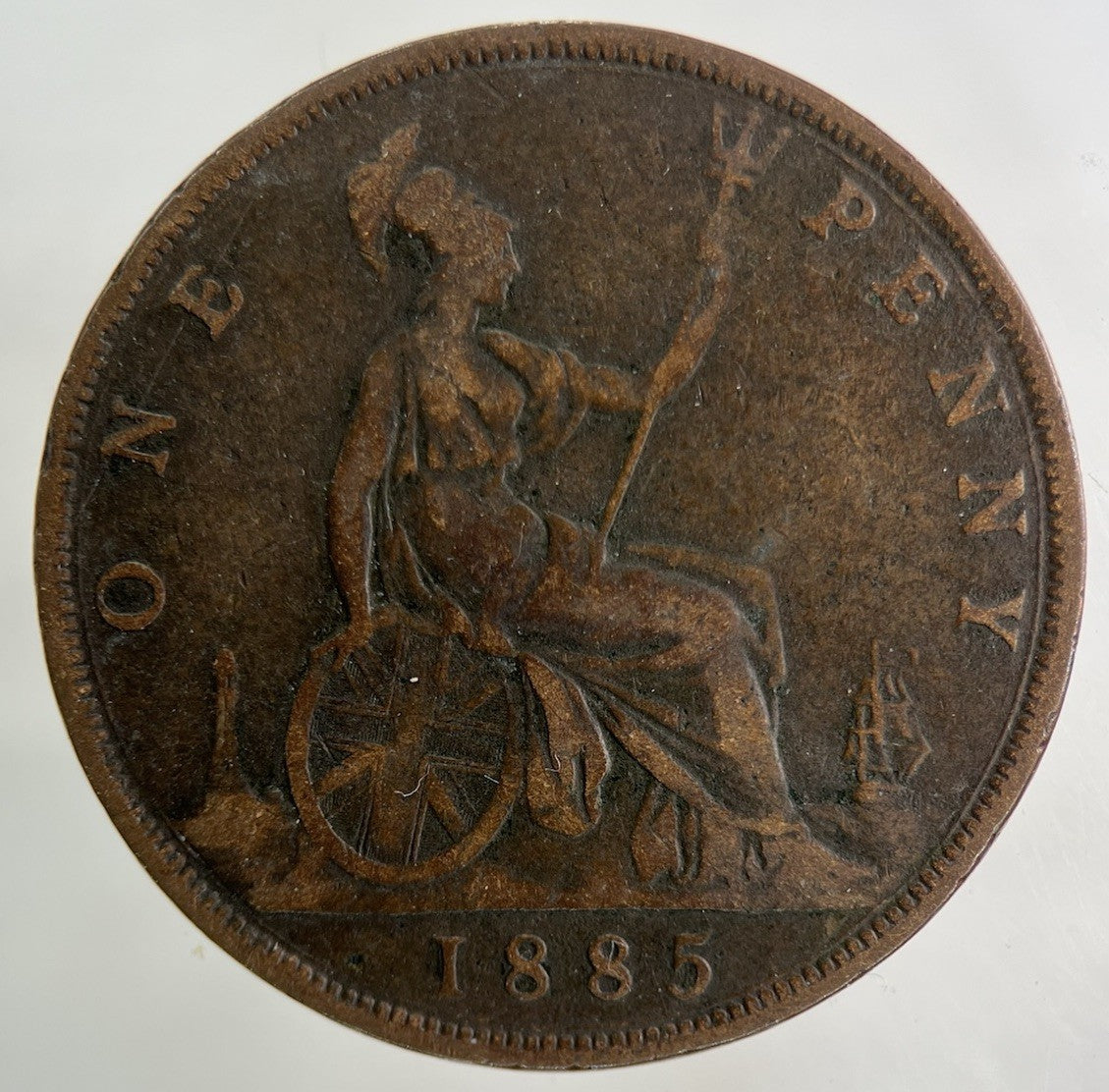 1885 Victoria One Penny Coin | Collectable Grade