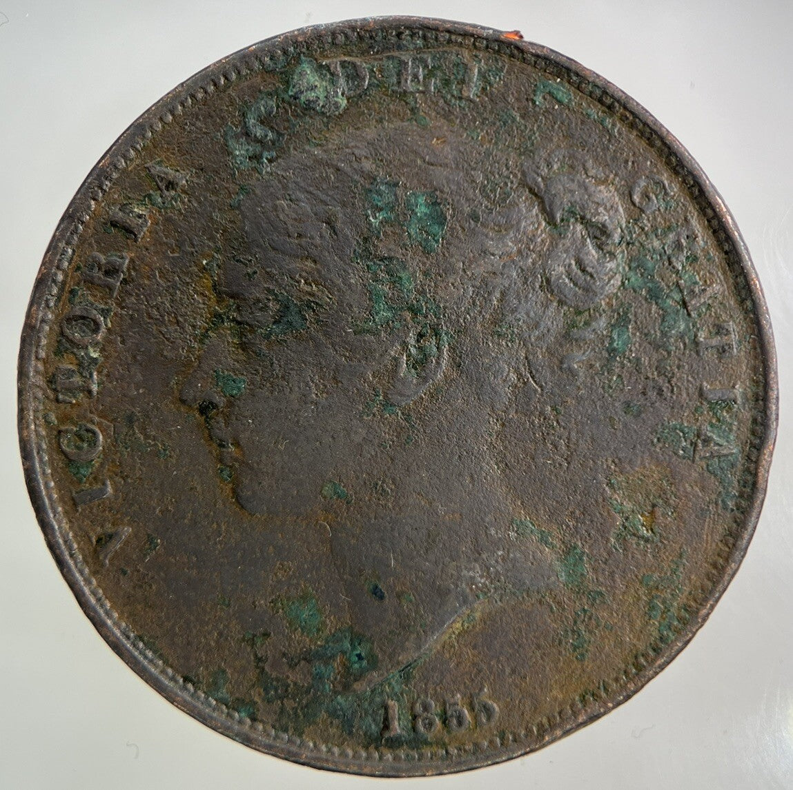 1855 Victoria One Penny Coin | Collectable Grade