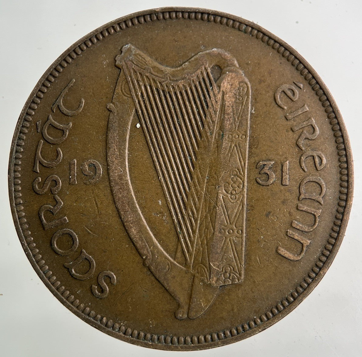 1931 Irish One Penny Coin | Collectable Grade