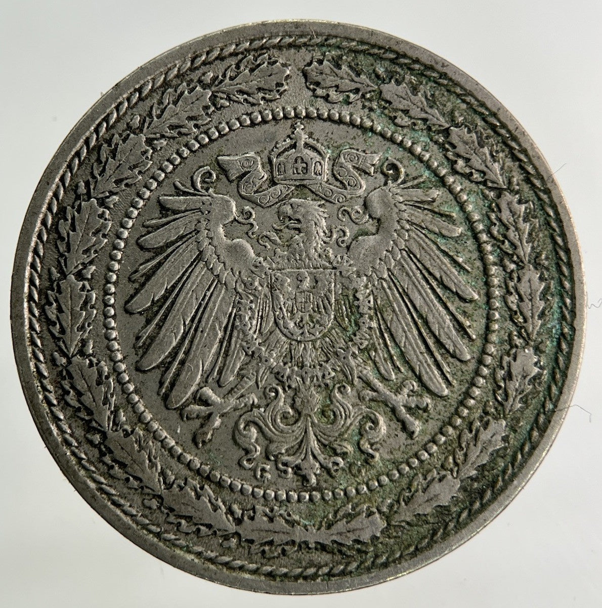 1892 - G Germany 20 Pfennig Coin | Very High Grade