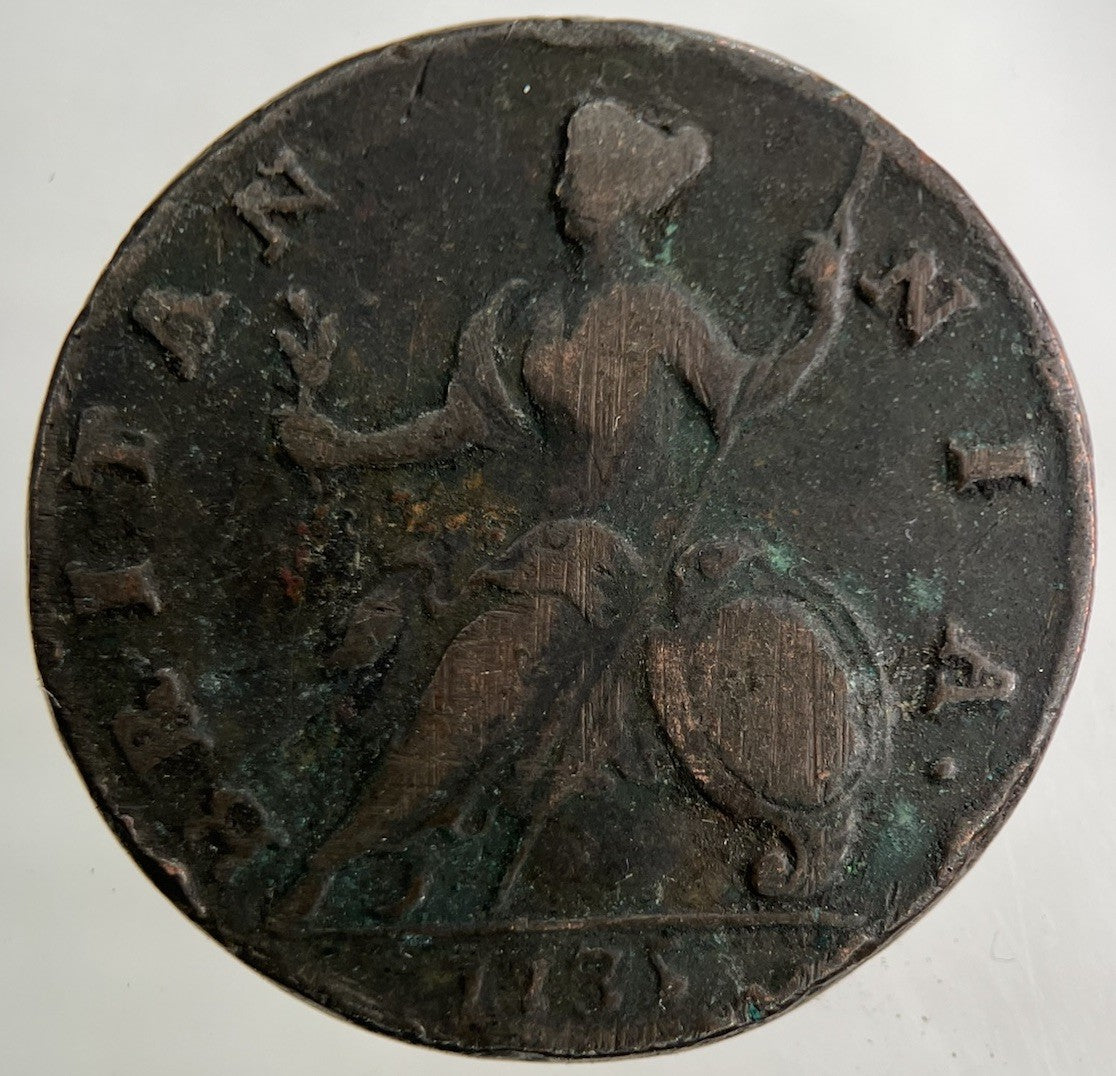 1735 George II 2nd Half - Penny Coin | Collectable Grade