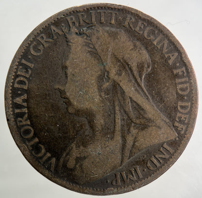 1901 Victoria One Penny Coin | Collectable Grade