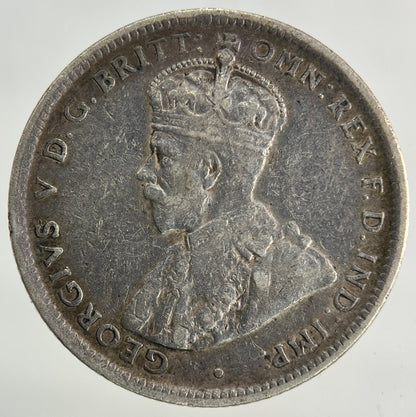 1917 - M Australia Shilling Silver Coin | Fine Collectable Grade
