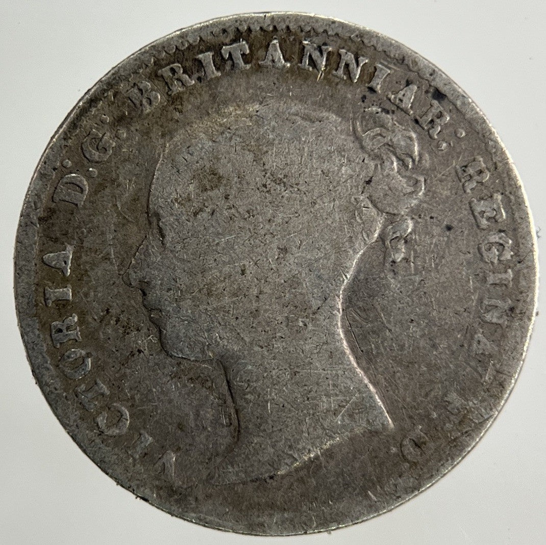 1861 Victoria Threepence Silver Coin | Fair Grade
