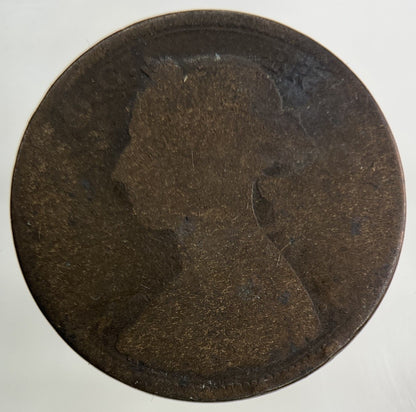 1893 Victoria Half - Penny Coin | Fair Grade