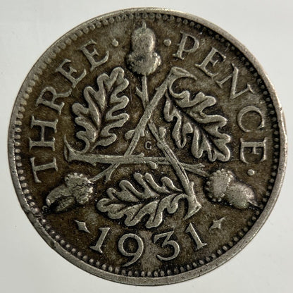 1931 George V Threepence Silver Coin | Collectable Grade