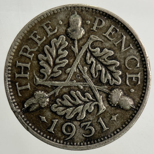 1931 George V Threepence Silver Coin | Collectable Grade