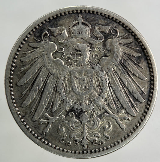 1903 Germany 1 Mark Silver Coin | Fine Collectable Grade
