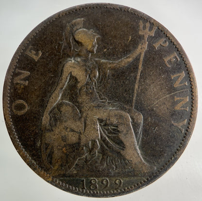 1899 Victoria One Penny Coin | Collectable Grade