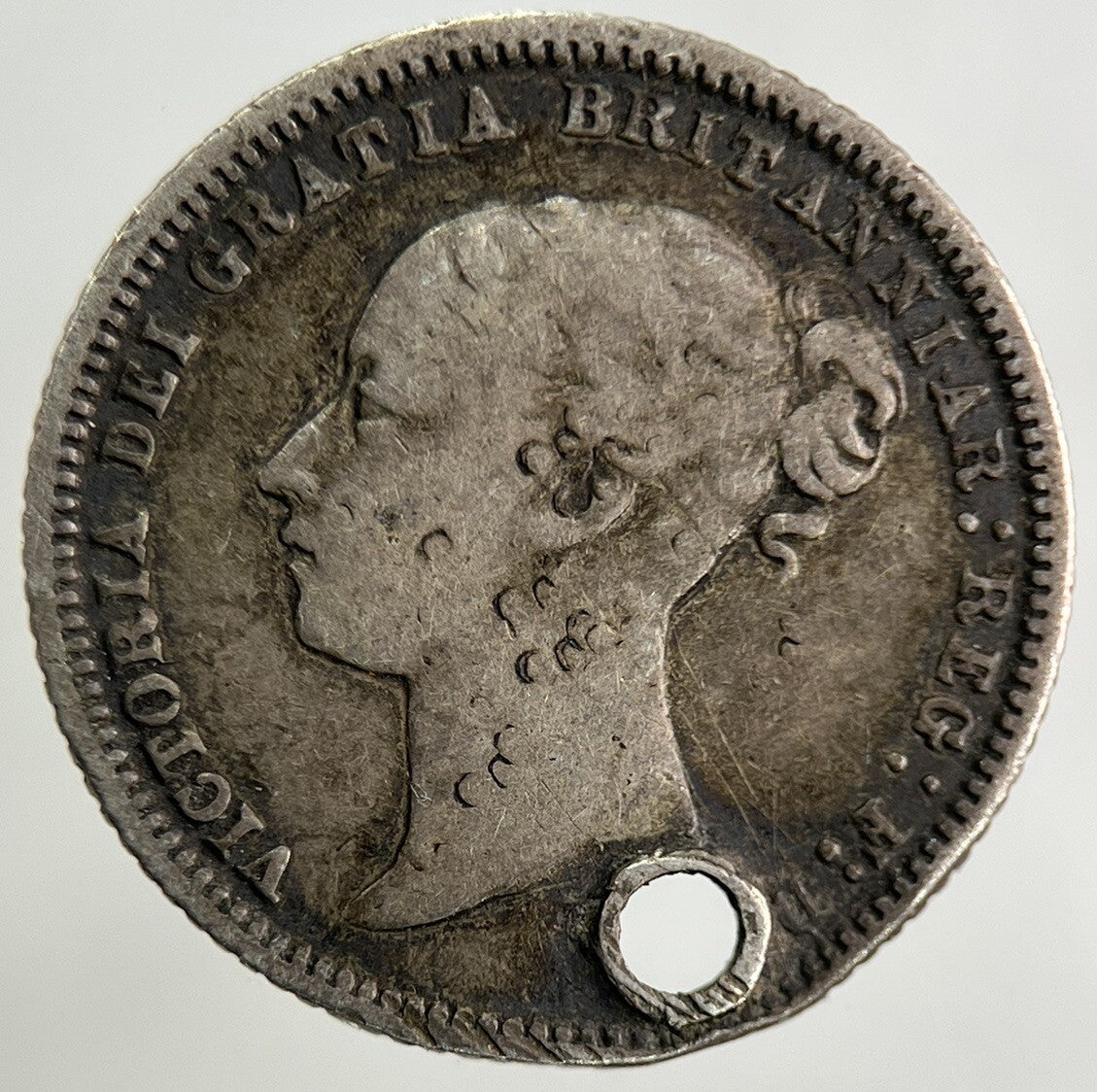1873 Victoria Sixpence Silver Coin | Fine Collectable Grade