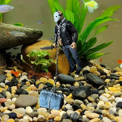 Aquarium Fish Tank Sinking Killer Figurine For Freshwater & Saltwater Tanks UK