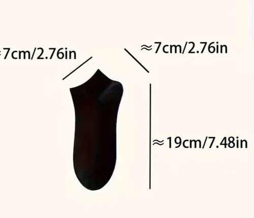 1 Pair Mens Trainer Liner Black Ankle Socks Invisible Cotton Low Cut Sports Sock