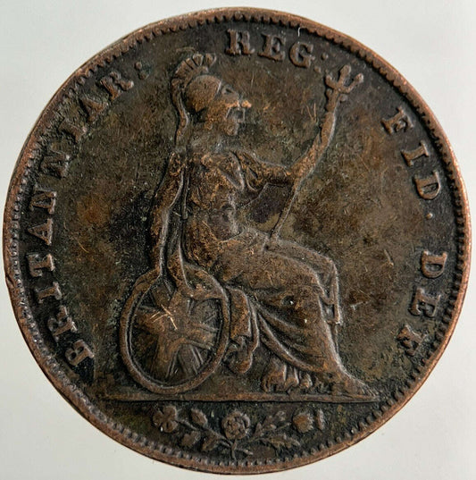 1839 Victoria Farthing Coin | Fine Collectable Grade Classic World Coins