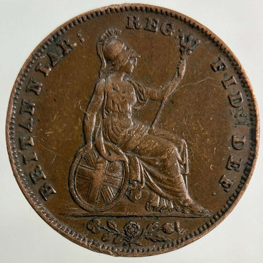 1839 Victoria Farthing Coin | Very High Grade Classic World Coins