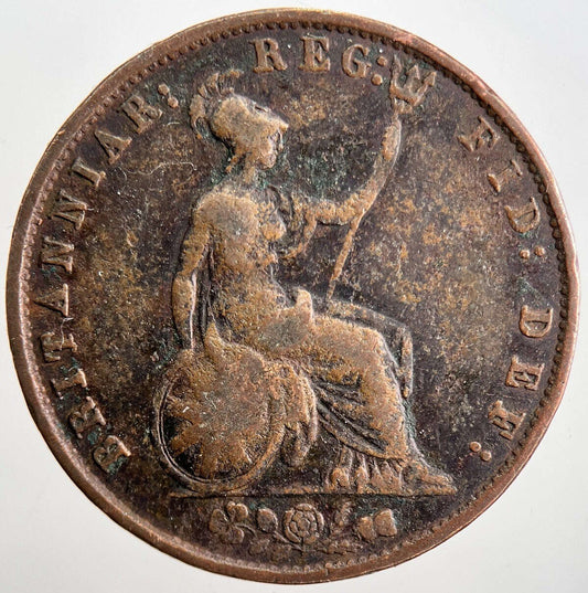 1858 Victoria Half-Penny Coin | Collectable Grade Classic World Coins