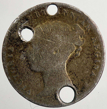 1864 Victoria Threepence Silver Coin | Fair Grade | a5570 Classic World Coins