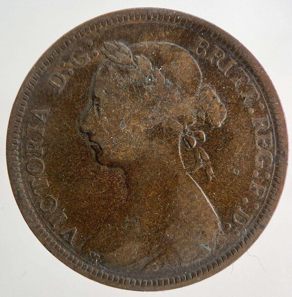 1887 Victoria Half-Penny Coin | Collectable Grade Classic World Coins