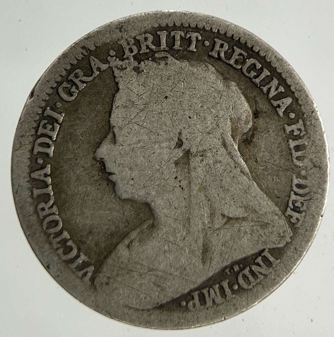 1900 Victoria Threepence Silver Coin | Collectable Grade