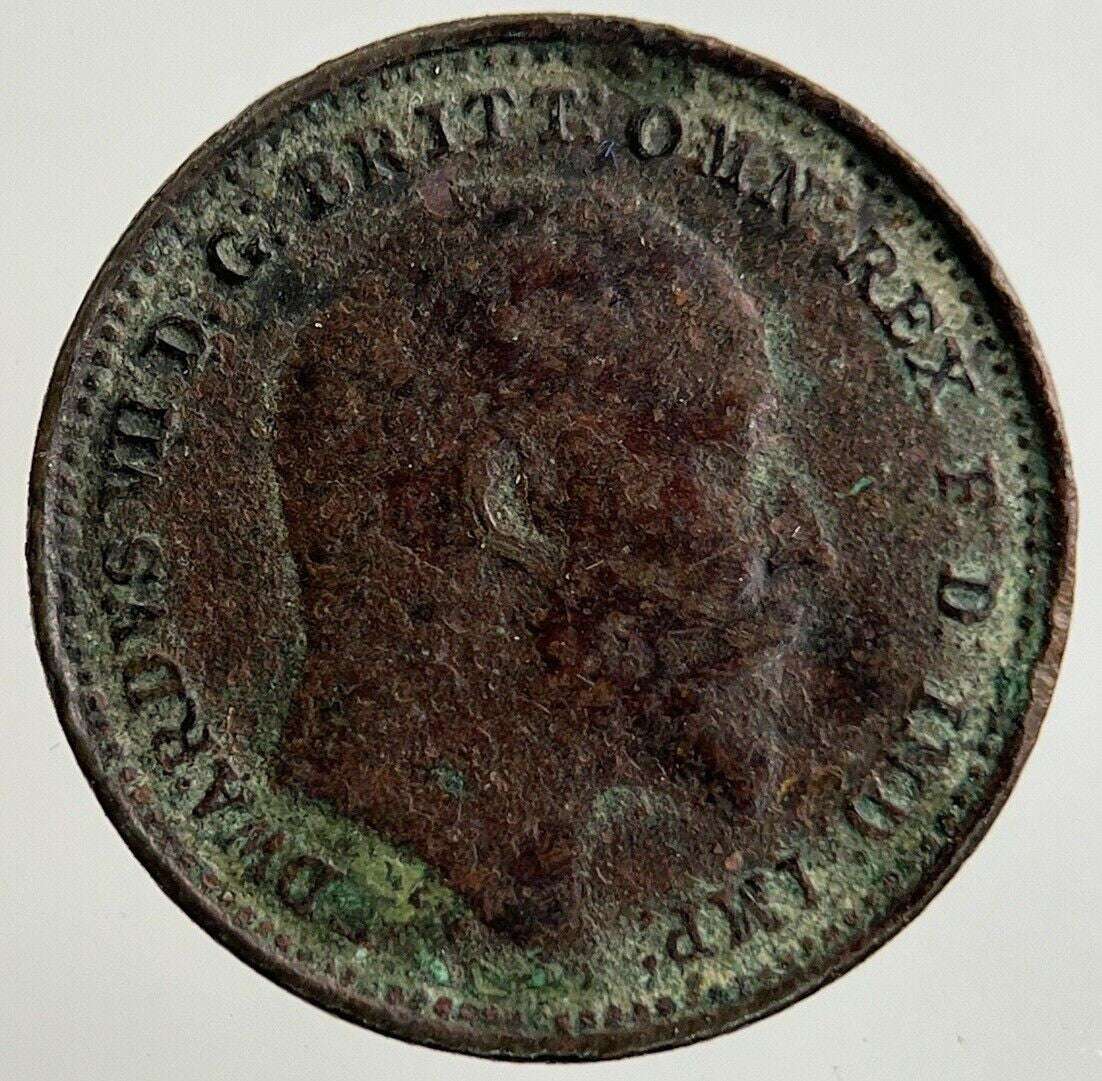 1902 Edward VII 1/3 One Third Farthing Coin | Fine Collectable Grade