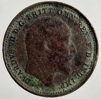 1902 Edward VII 1/3 One Third Farthing Coin | Fine Collectable Grade
