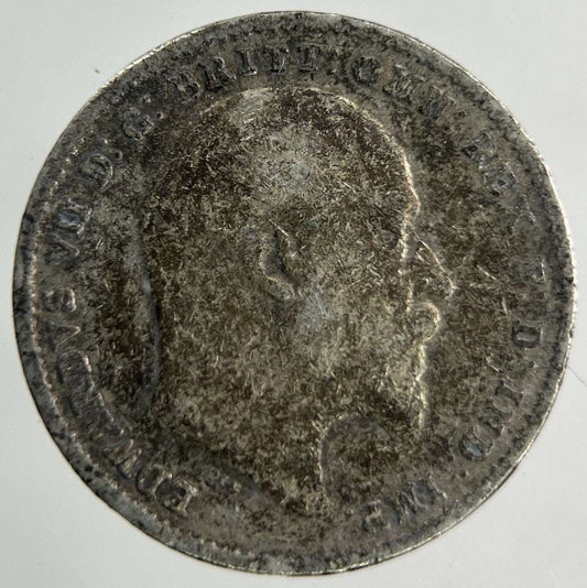 1902 Edward VII Threepence Silver Coin | Fair Grade