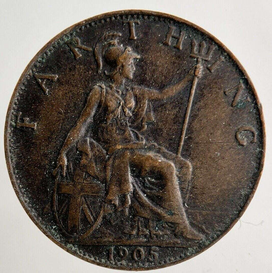 1905 Edward VII Farthing Coin | Very High Grade