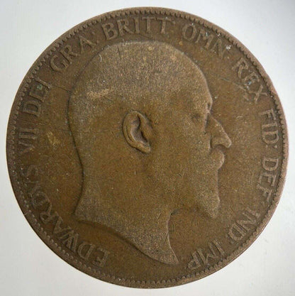 1905 Edward VII One Penny Coin | Collectable Grade