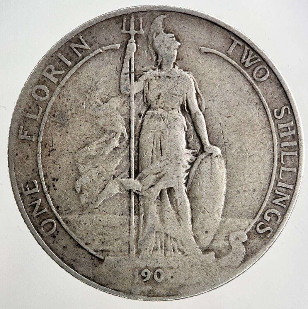1906 Edward VII Florin Silver Coin | Fine Collectable Grade