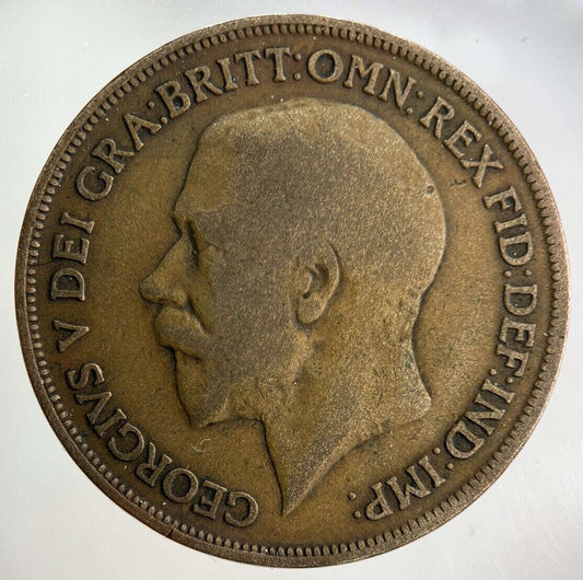 1913 George V One Penny Coin | Collectable Grade Classic World Coins
