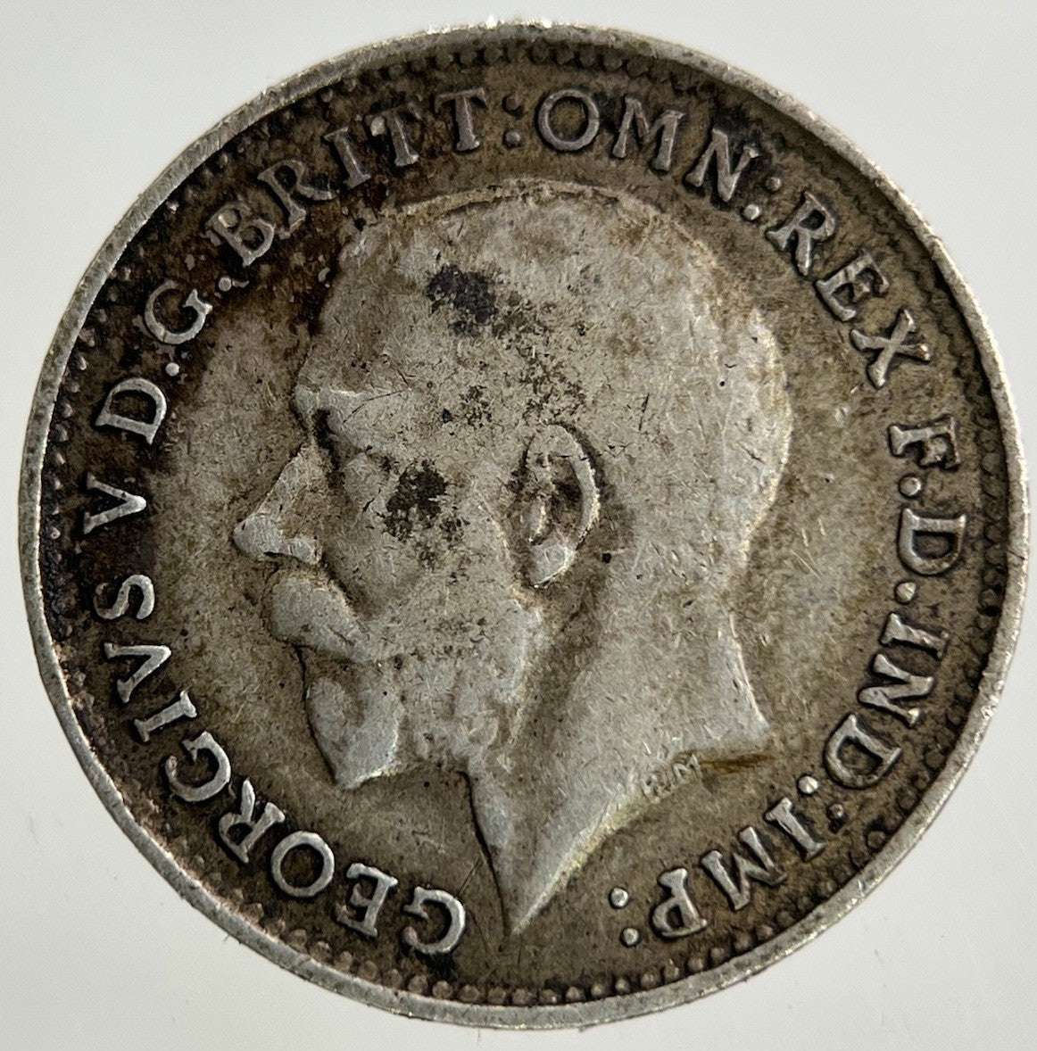 1919 George V Threepence Silver Coin | Fine Collectable Grade