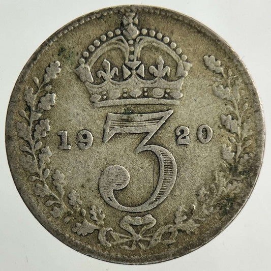 1920 George V Threepence Silver Coin | Collectable Grade