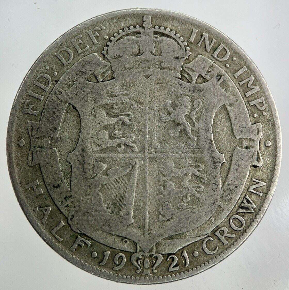 1921 George V Half - Crown Silver Coin | Collectable Grade