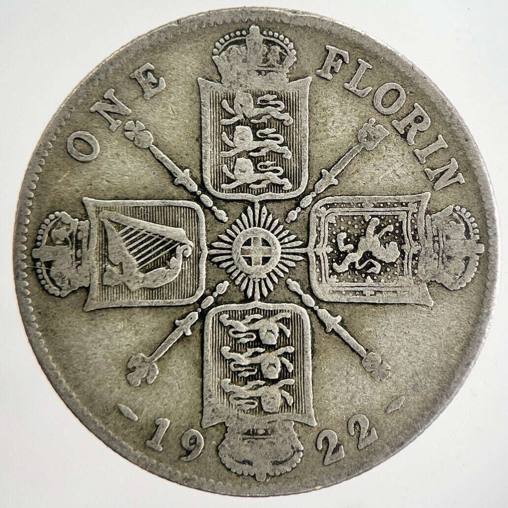 1922 George V Florin Silver Coin | Collectable Grade Classic World Coins