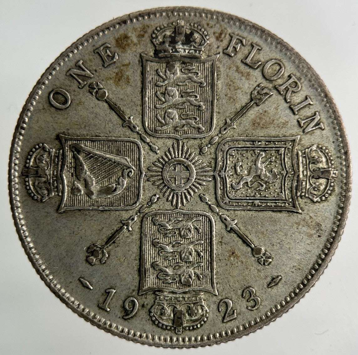 1923 George V Florin Silver Coin | Very High Grade
