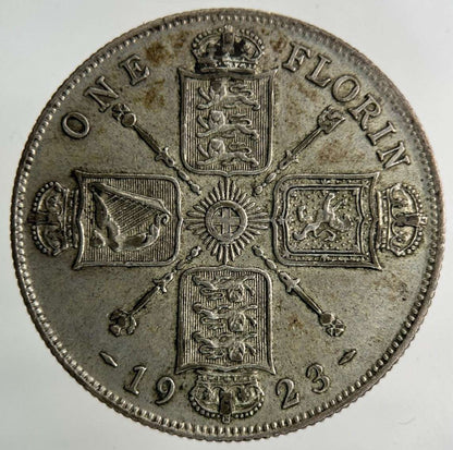 1923 George V Florin Silver Coin | Very High Grade