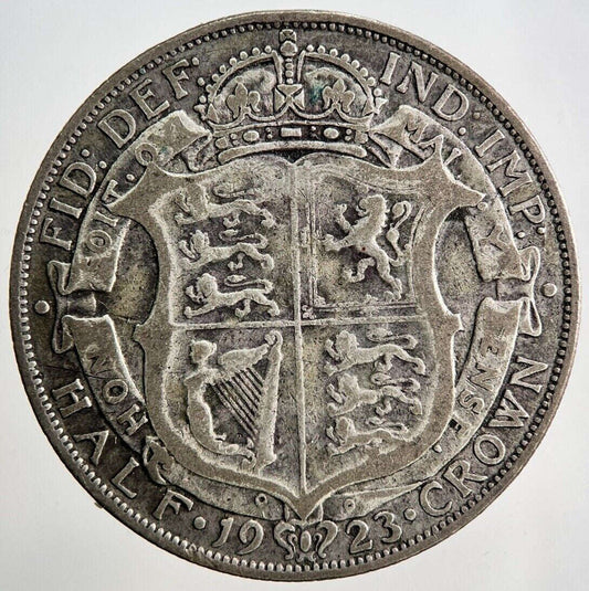1923 George V Half-Crown Silver Coin | Collectable Grade | a3409 Classic World Coins