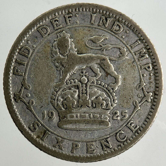1925 George V Sixpence Silver Coin | Collectable Grade Classic World Coins
