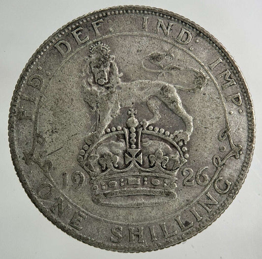 1926 George V Shilling Silver Coin | Collectable Grade Classic World Coins