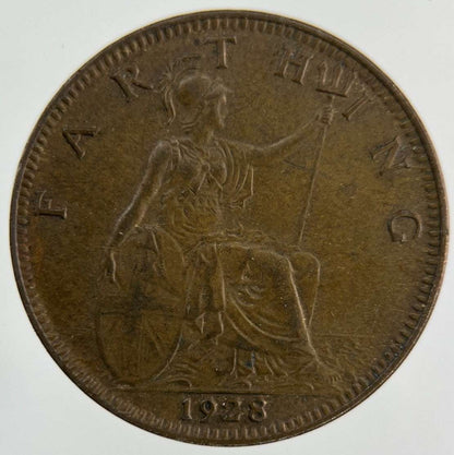 1928 George V Farthing Coin | Fine Collectable Grade