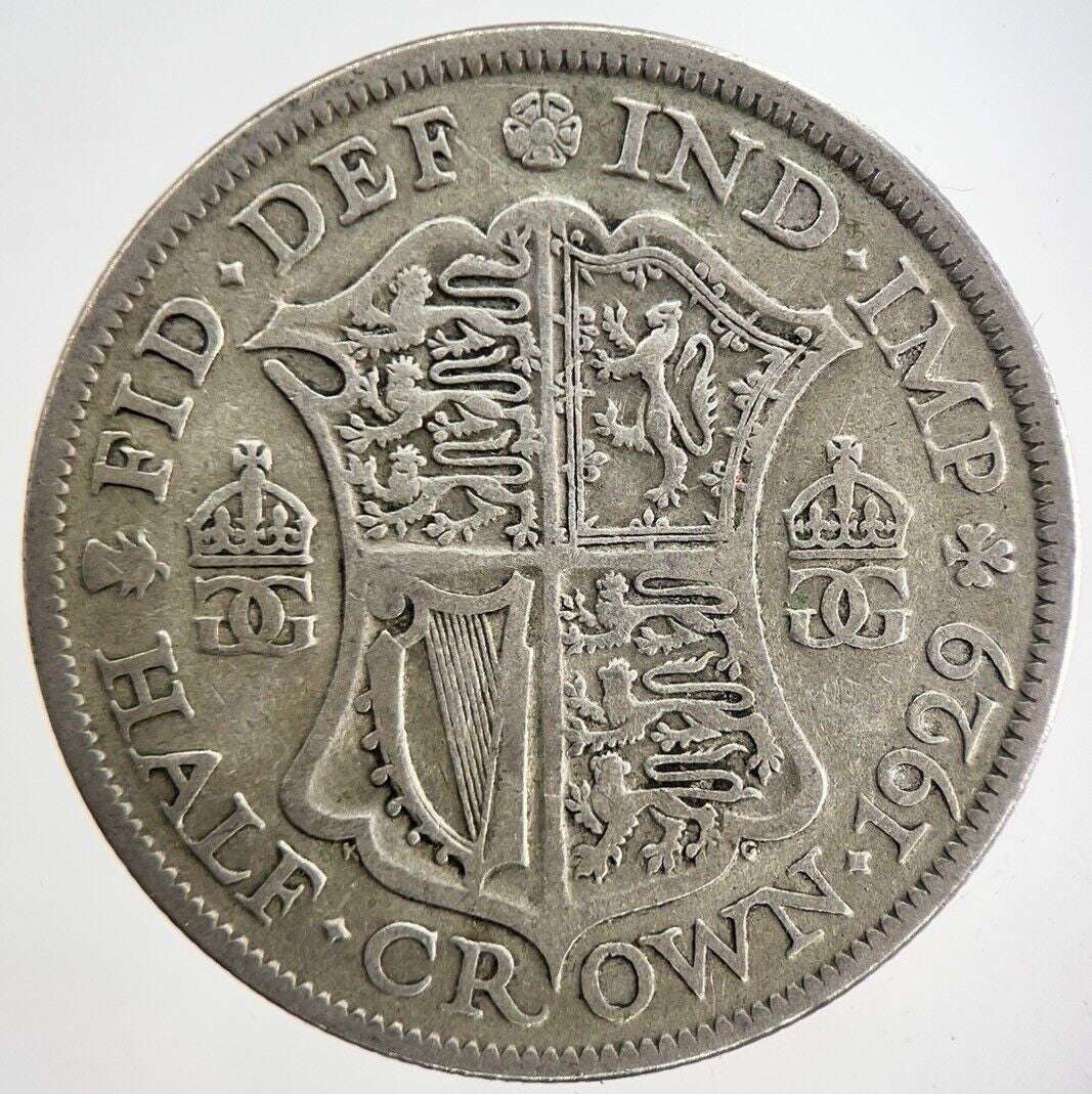 1929 George V Half - Crown Silver Coin | Collectable Grade