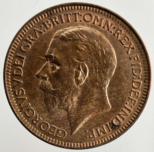 1930 George V Farthing Coin | UNC Uncirculated Grade Classic World Coins