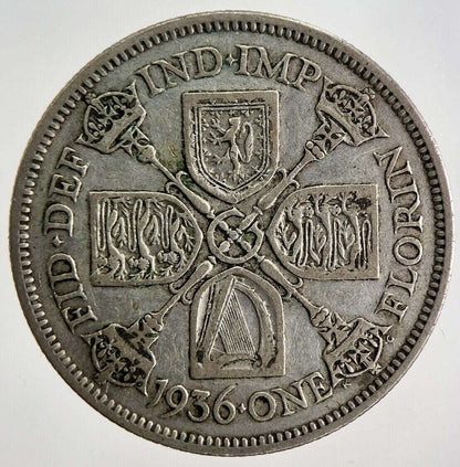 1936 George V Florin Silver Coin | Fine Collectable Grade Classic World Coins