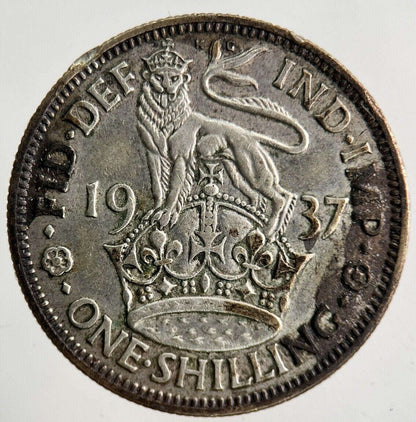 1937 George VI Shilling Silver Coin | Fine Collectable Grade Classic World Coins