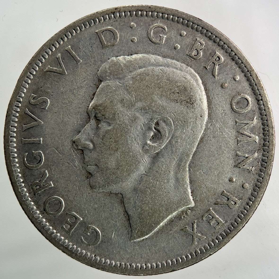 1940 George VI Half - Crown Silver Coin | Fine Collectable Grade
