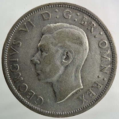 1940 George VI Half - Crown Silver Coin | Fine Collectable Grade
