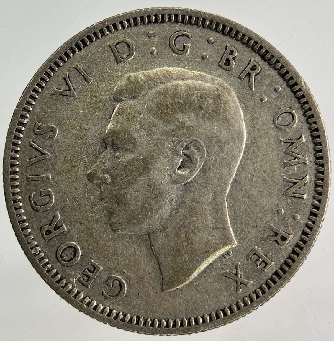 1944 George VI Shilling Silver Coin | Fine Collectable Grade