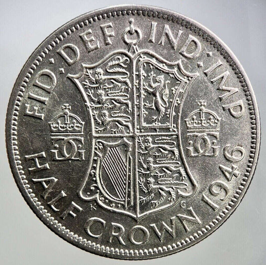 1946 George VI Half-Crown | British Silver Coin | Very High Grade | a2942 Classic World Coins