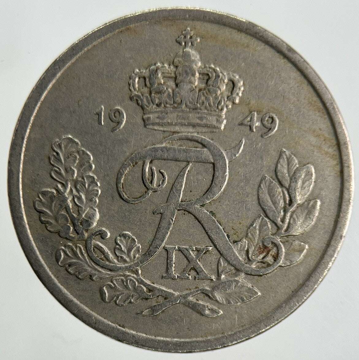 1949 Denmark 25 Ore Coin | Fine Collectable Grade