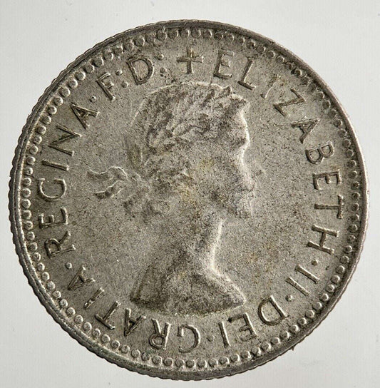 1962 Australia Sixpence Silver Coin | Fine Collectable Grade Classic World Coins